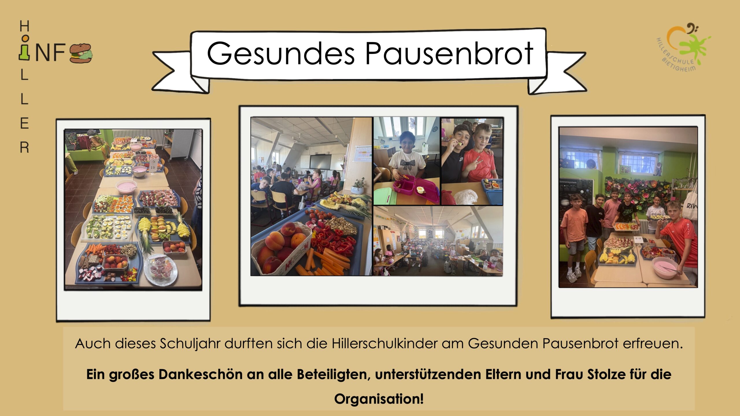 Newsletter- Gesundes Pausenbrot